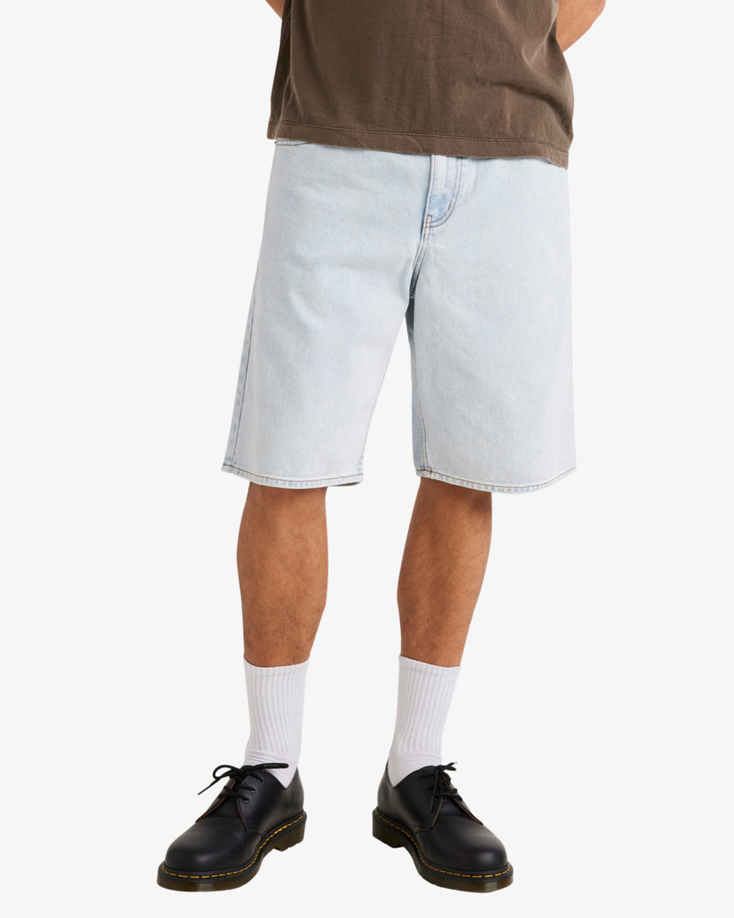 RVCA Skate Denim Short Light Blue