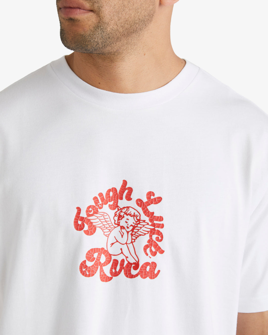 Rvca Tough Luck T-shirt White