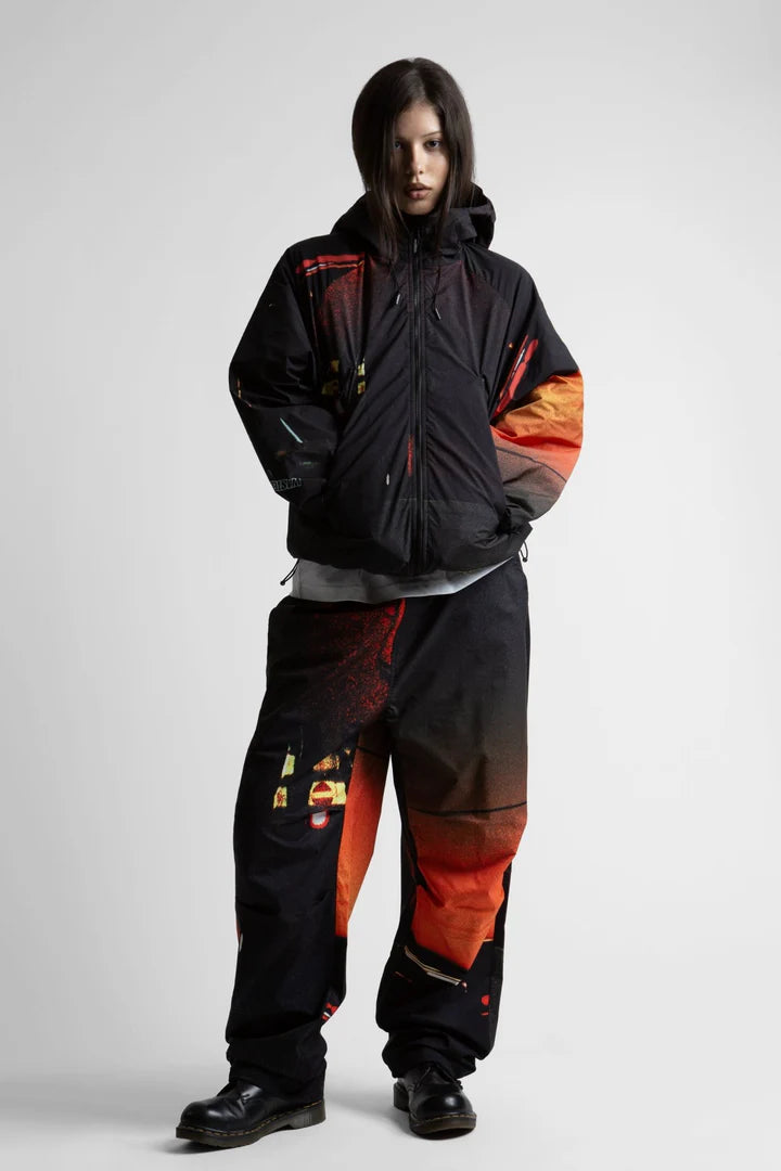 Wasted Paris Monsieur Bonheur X Wasted Windbreaker Black