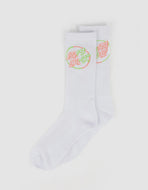 Santa Cruz Socks Divide Dot Socks White