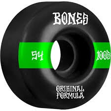 Bones 100s V4 Wide 54mm black