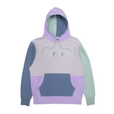 ripndip logo colorblock hoodie multi