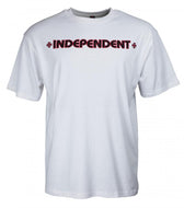 Independent bar cross tee white