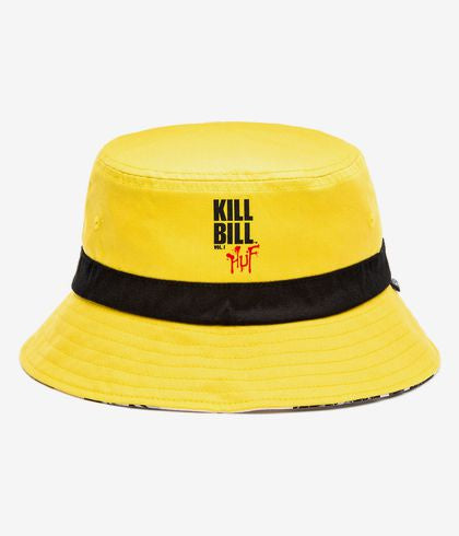 huf kill bill kill bill reverseble bucket hat yellow