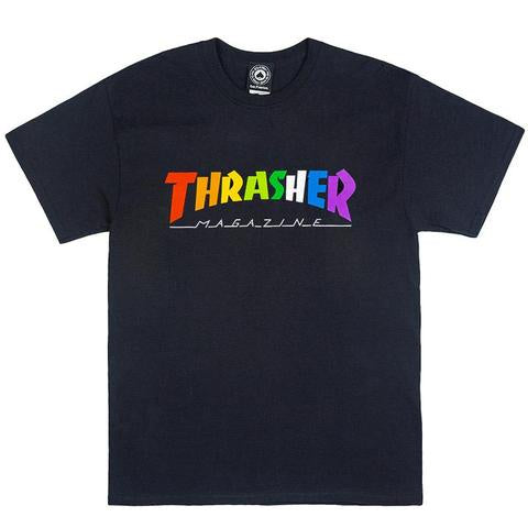 thrasher rainbow mag t shirt