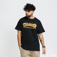 Thrasher Fire Logo T shirt Black