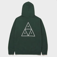 Huf Essentials Triple Triangle Hoodie Forest Green