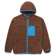 Huf Fort Point Sherpa Jacket Dust Brown