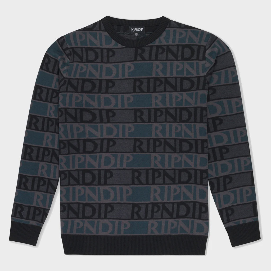 Rip N Deck Highland Knit Sweater Black