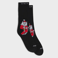 Rip N Dip Lord Santa Socks Black