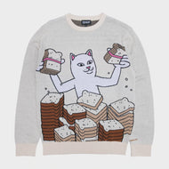 Rip N Dip Lets Get This Bread Knit Sweater