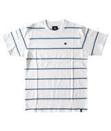 Dc ADKYT03198 Spaced Out Stripe Tee White Blue