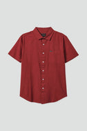 Brixton Charter Textured Weave S/s Heather Island Berry
