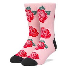 huf rose socks coral pink