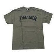 Thrasher Skate mag T shirt Army