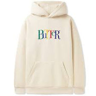 Butter Goods Jumble Embroidered PO hoodie Oatmeal