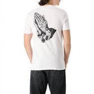 independent rosary tee white