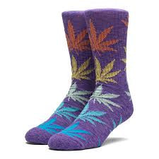 huf melange plantlife socks purple