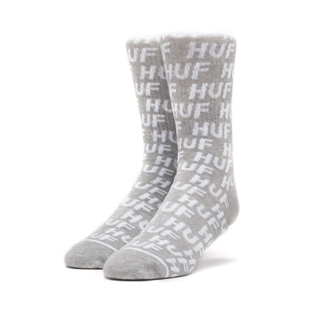 huf transit socks grey heather